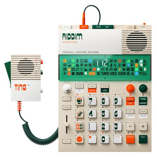 Teenage Engineering EP-40 RIDDIM Sampler Composer + EP-2350 TING Handheld Microphone Launch Kit