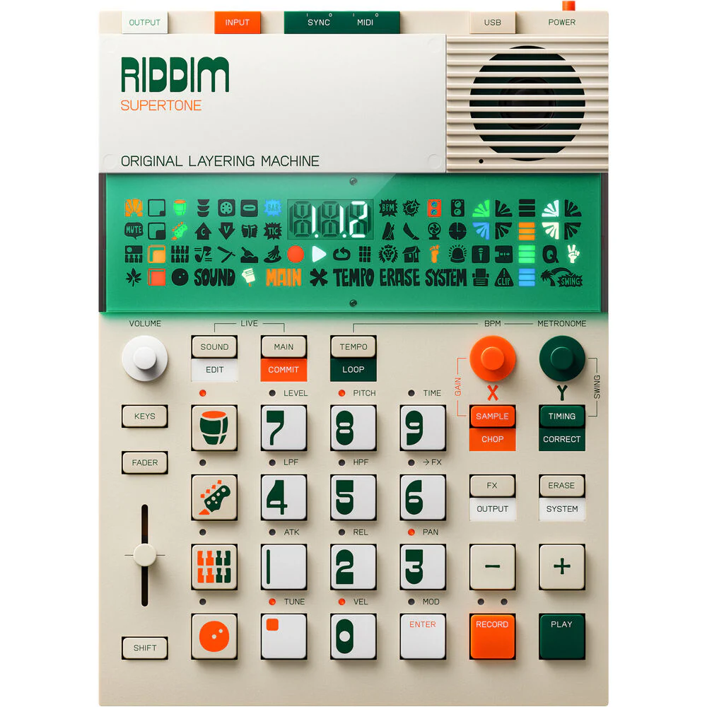 Teenage Engineering EP-40 RIDDIM Sampler Composer + EP-2350 TING Handheld Microphone Launch Kit - Image 2