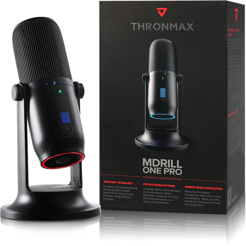 THRONMAX MDrill One USB Microphone (Black) (Open Box) - Image 6