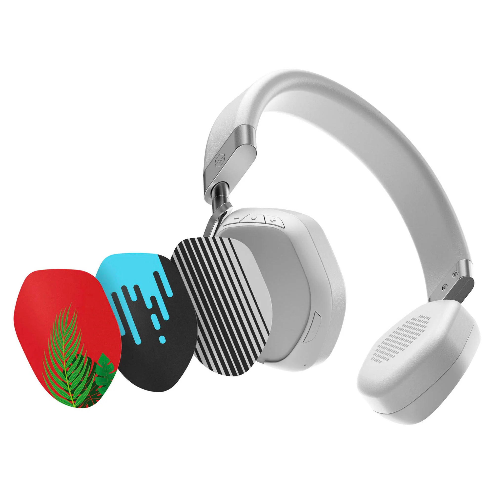 V-MODA S-80 On-Ear Bluetooth Headphones and Personal Speaker System (White) - Image 4