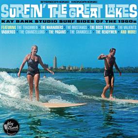 Various Artists - Surfin' The Great Lakes: Kay Bank Studio Surf Sides Of The 1960s (SEAGLASS BLUE VINYL) - Vinyl LP - RSD2023