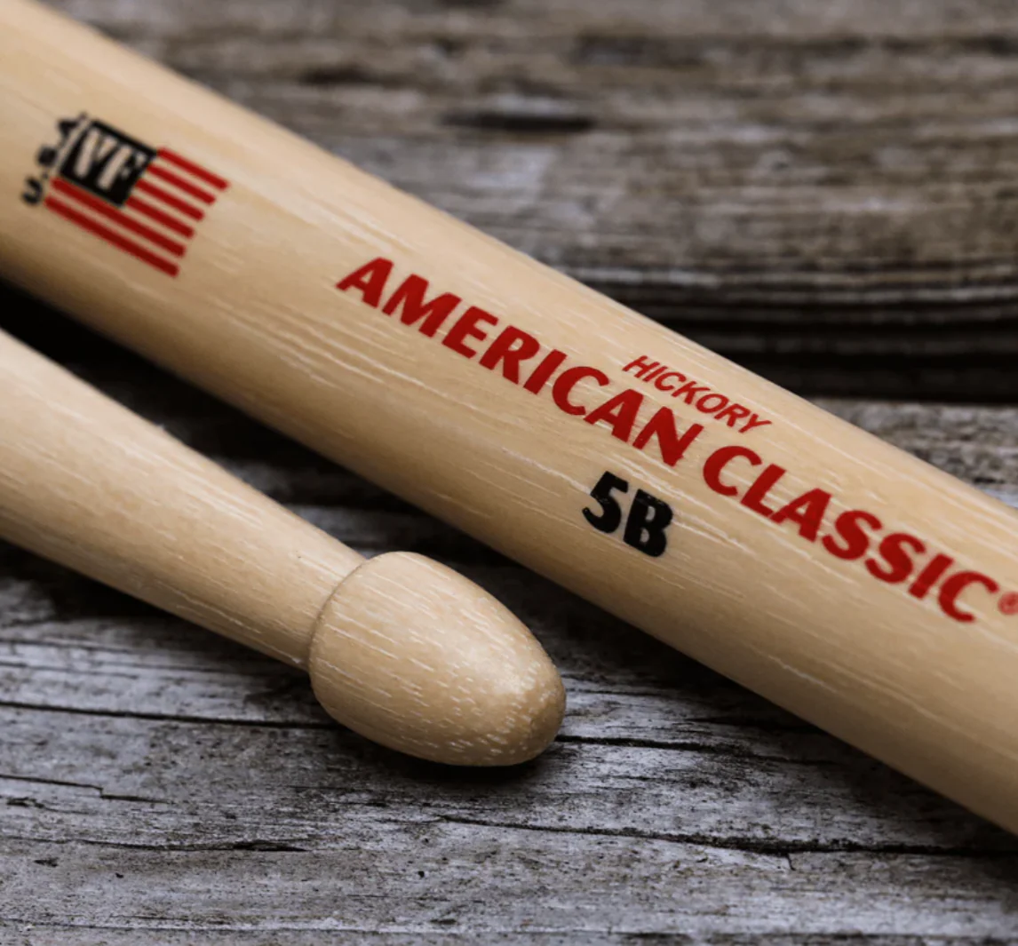 Vic Firth - American Classic Drumsticks 5B - American Hickory - Wood Tip - Image 4