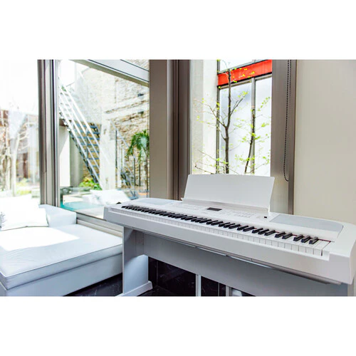 Yamaha DGX-670 88-Key Portable Digital Grand Piano with Speakers (White) - Image 4
