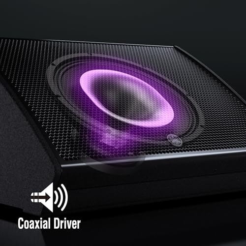 Yamaha DHR Series Powered Speaker, 1000W, 15" LF 1.5" HF Coaxial Design, Plywood Enclosure Bundle with Cables - Image 3