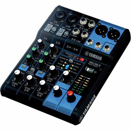 Yamaha MG06X 6-Input Compact Stereo Mixer (Display Model)