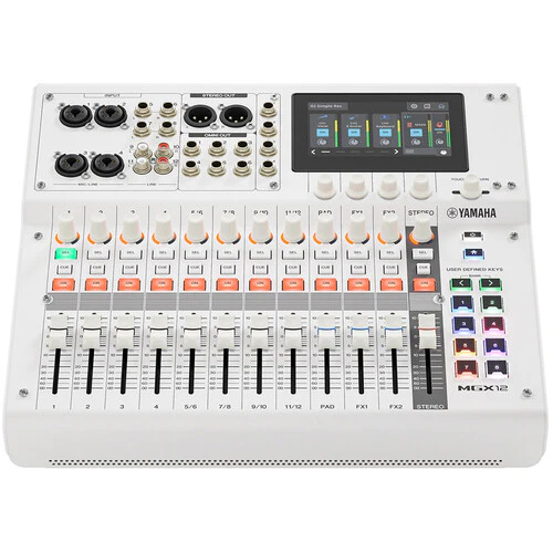 Yamaha MGX12 18-Channel Digital Mixing Console with Audio Interface (White) - Image 2
