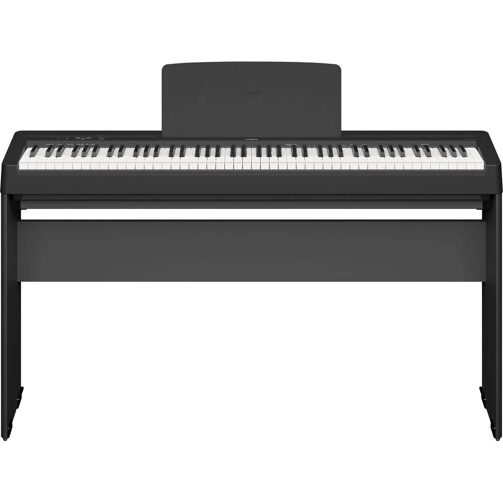 Yamaha P-143 88-Key Portable Digital Piano Black with Furniture Stand (L100B) - Image 2