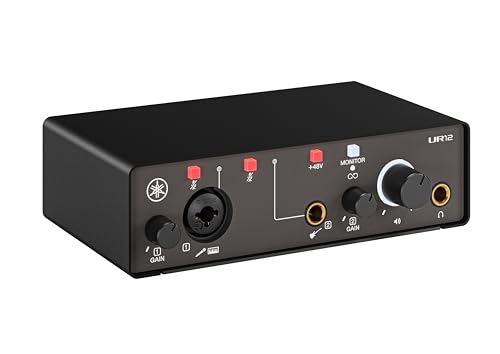 Yamaha UR12MK3 2x2 USB-C Audio Interface (Black) - Image 2