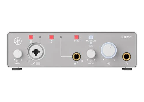 Yamaha UR12MK3 2x2 USB-C Audio Interface (White) - Image 4
